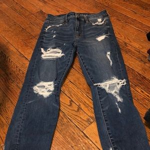 Hi rise jegging crop